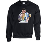 Lionel Messi Kissing World Cup Argentina Futbol Fan T Shirt