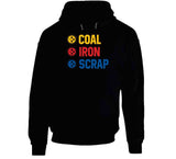 Coal Iron Scrap Pittsburgh Football Fan T Shirt