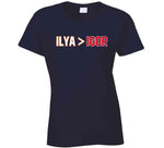 Ilya Sorokin Is Greater Than Igor Shesterkin New York Hockey T Shirt