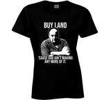 Tony Soprano Buy Land Quote Sopranos Fan T Shirt