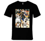 Shaq Dunking On 5 Nets Retro Los Angeles Basketball Fan T Shirt