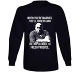 Tony Soprano When You're Married Quote Sopranos Fan T Shirt