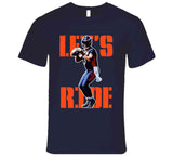 Russell Wilson Let's Ride Denver Football Fan T Shirt