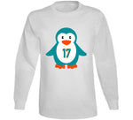 Jaylen Waddle Penguin Miami Football T Shirt