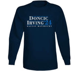 Luca Doncic Kyrie Irving 2024 Dallas Basketball Fan Cool T Shirt