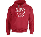 Its Not Going To Lick Itself Funny Christmas Candy Cane Holiday Crewneck Sweatshirt