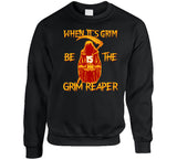 When It's Grim Be The Grim Reaper Cool Patrick Mahomes Kansas City Football Fan T Shirt