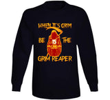 When It's Grim Be The Grim Reaper Cool Patrick Mahomes Kansas City Football Fan T Shirt