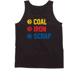 Coal Iron Scrap Pittsburgh Football Fan T Shirt