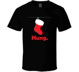 Hung Funny Christmas Stocking Holiday Hoodie