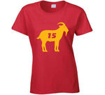 Patrick Mahomes Goat Kansas City Football Fan T Shirt