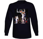 Nick Claxton Dunking Over Lebron James Brooklyn Basketball Fan T Shirt