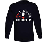 I Need Beer Empty Tank Funny St. Patrick's Day T Shirt