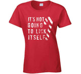 Its Not Going To Lick Itself Funny Christmas Candy Cane Holiday Crewneck Sweatshirt