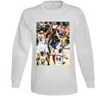 Shaq Dunking On 5 Nets Retro Los Angeles Basketball Fan T Shirt