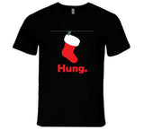 Hung Funny Christmas Stocking Holiday Hoodie