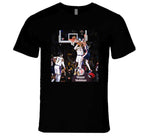 Nick Claxton Dunking Over Lebron James Brooklyn Basketball Fan T Shirt