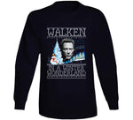 Christopher Walken In A Winter Wonderland Funny Ugly Christmas Crewneck Sweatshirt