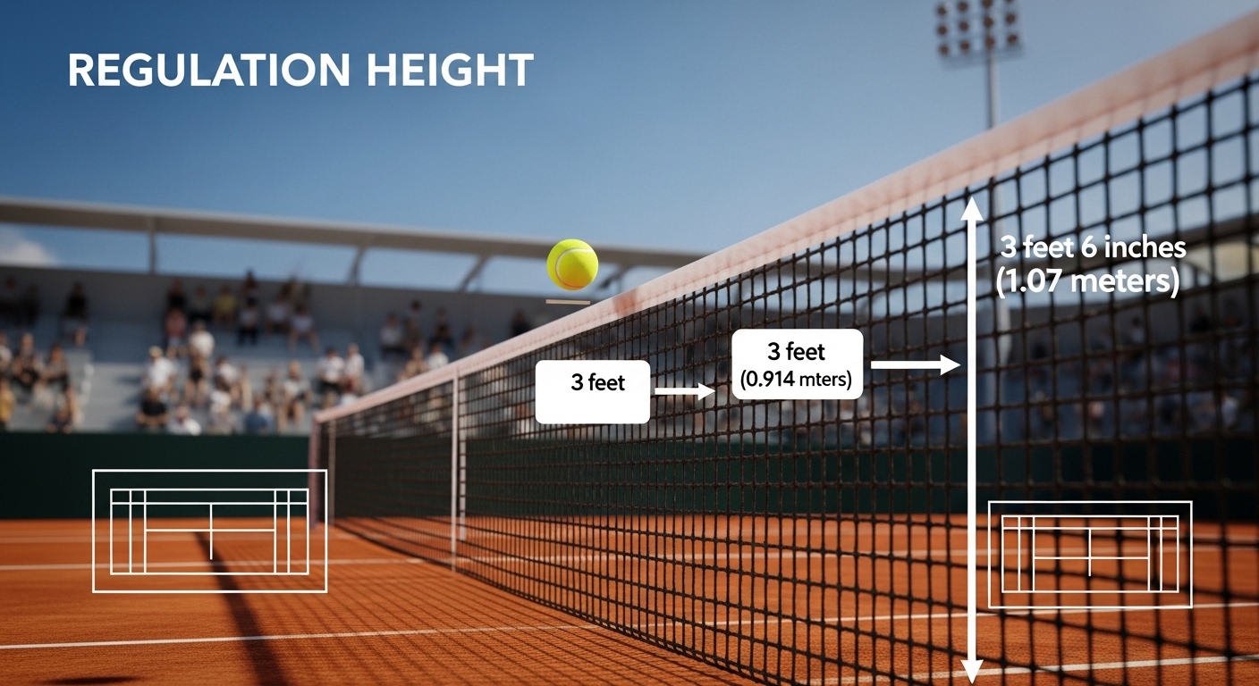 tennis net height